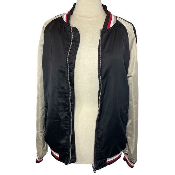 ZARA Men’s (Unisex) Satin Bomber Jacket, XL - Picture 2 of 7